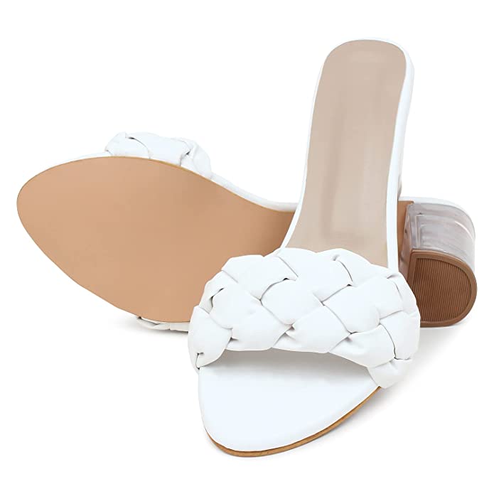 Apparel4foot Braided Slide-On Heels On Amazon