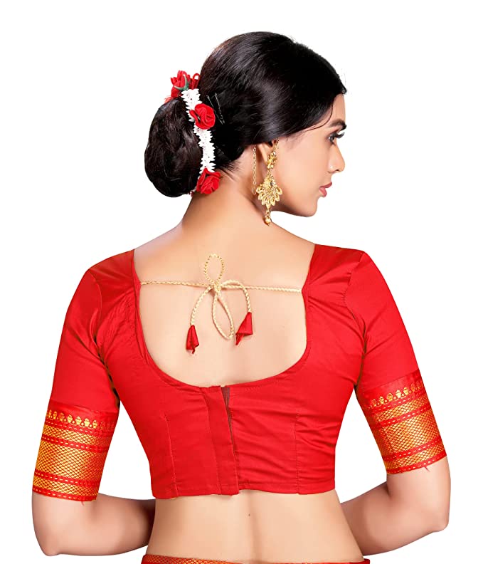 Varkala Silk Sarees Women's Paithani Soft Silk double Pallu Saree With Blouse Piece